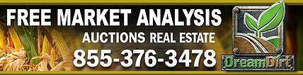 "FREE MARKET ANALYSIS. AUCTIONS REAL ESTATE." 855-376-3478