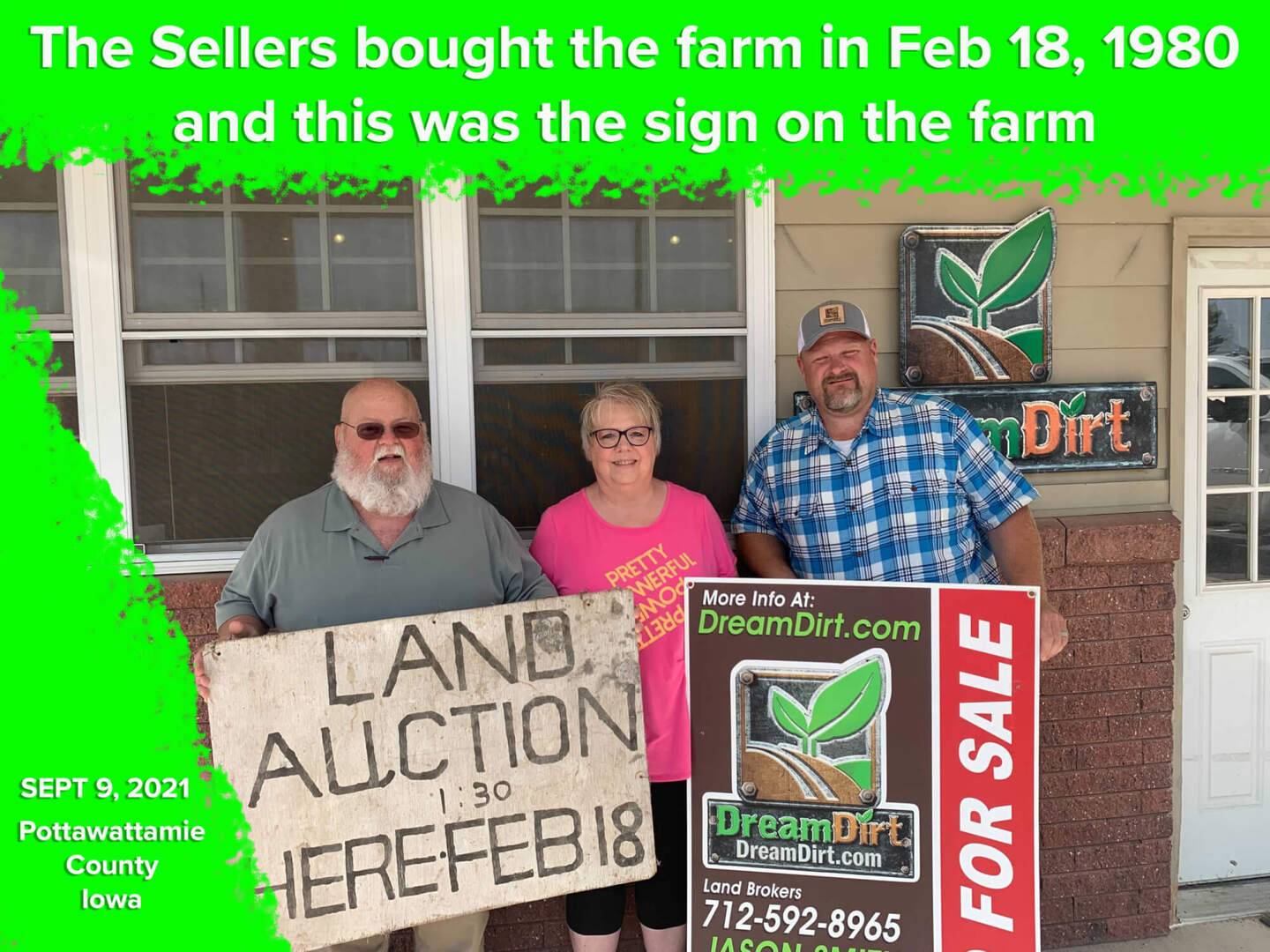 old farm sale sign