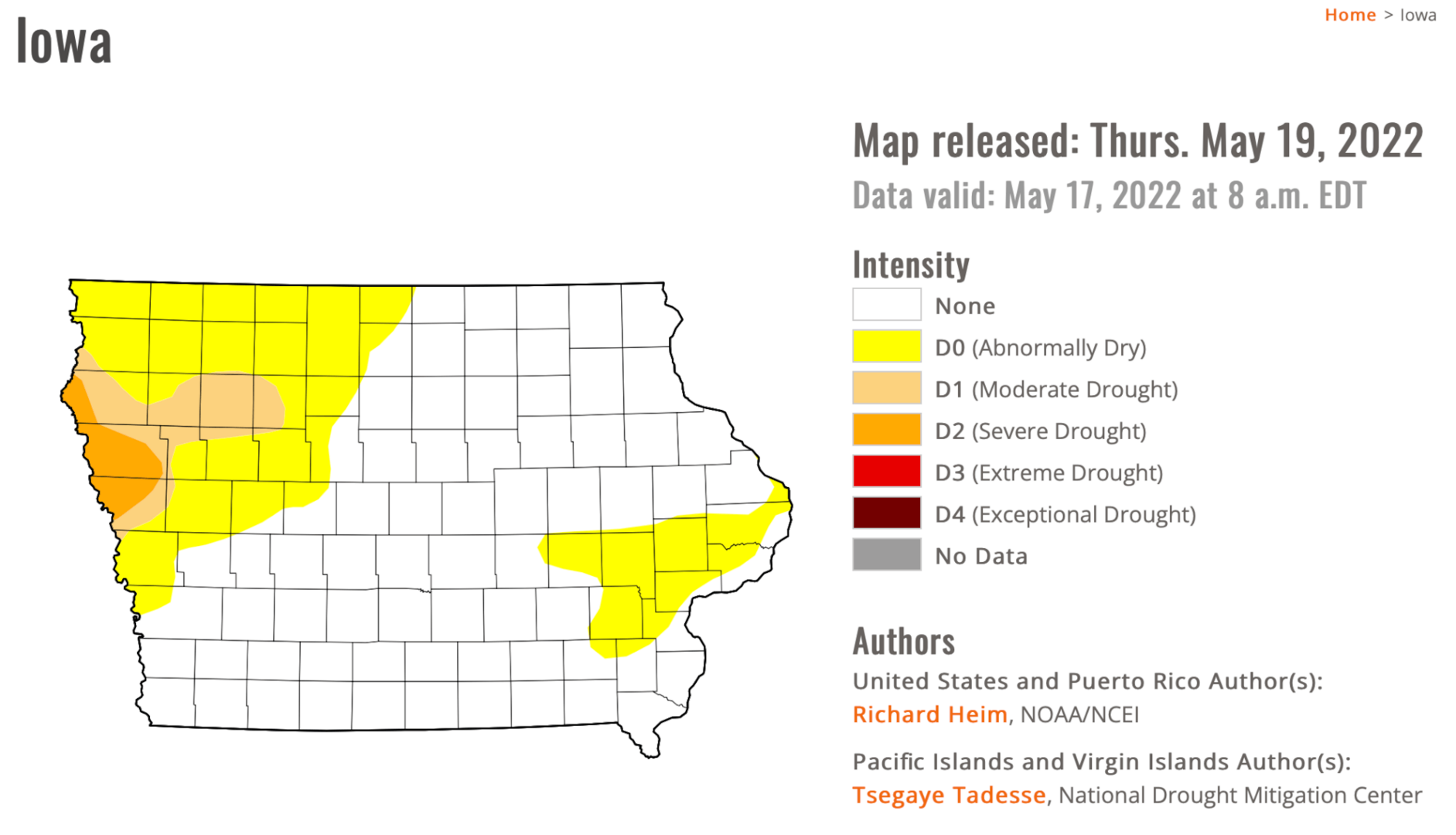 iowa drought conditions DreamDirt