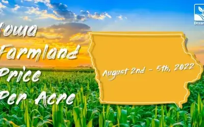 Iowa Farmland Price Per Acre August 2 – 5th, 2022