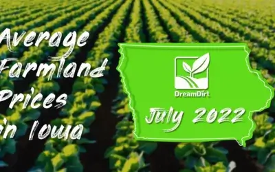 Average Farmland Prices in Iowa July 2022