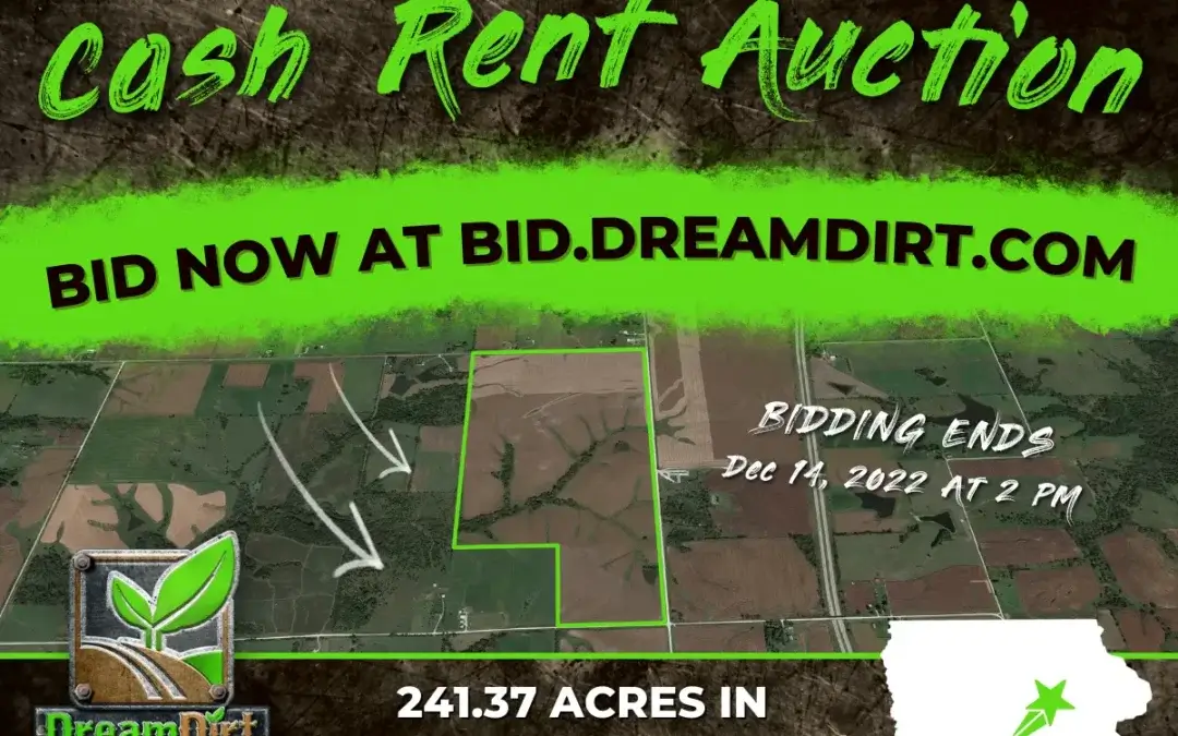 Cash Rent 241.37 Acres Farmland in Clarke County, IA Auction