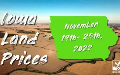 Iowa Land Prices for November 19th- 25th, 2022