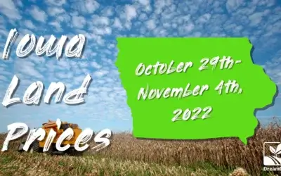 Iowa Land Prices for October 29th- November 4th, 2022