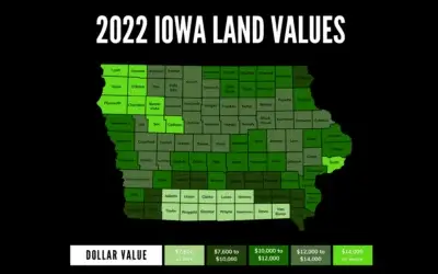 Iowa Land Prices Increase 17% in 2022 – Iowa State University Survey Results
