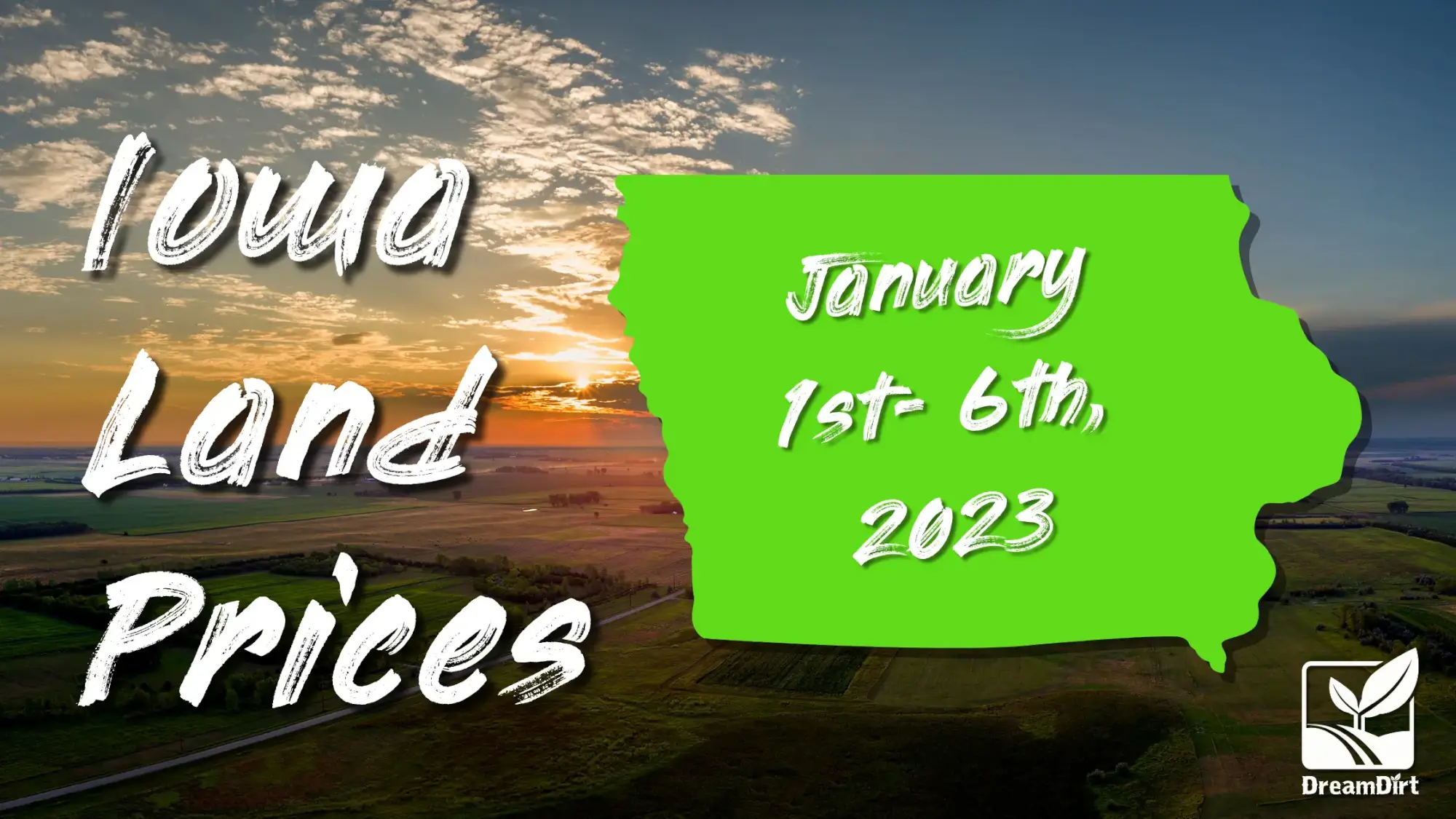 Iowa land prices Jan 1-6