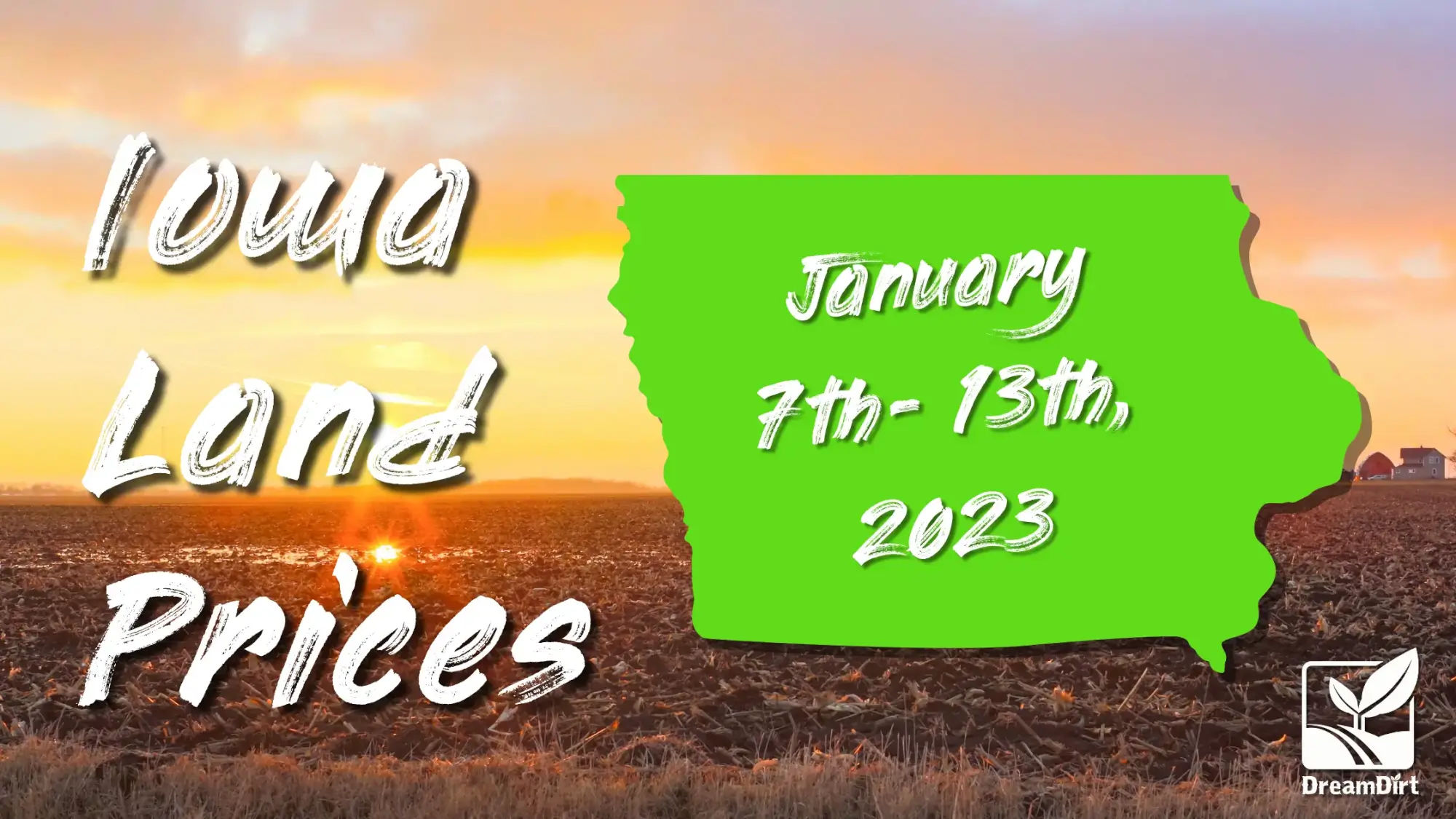 Iowa land prices Jan 7-13th,2023
