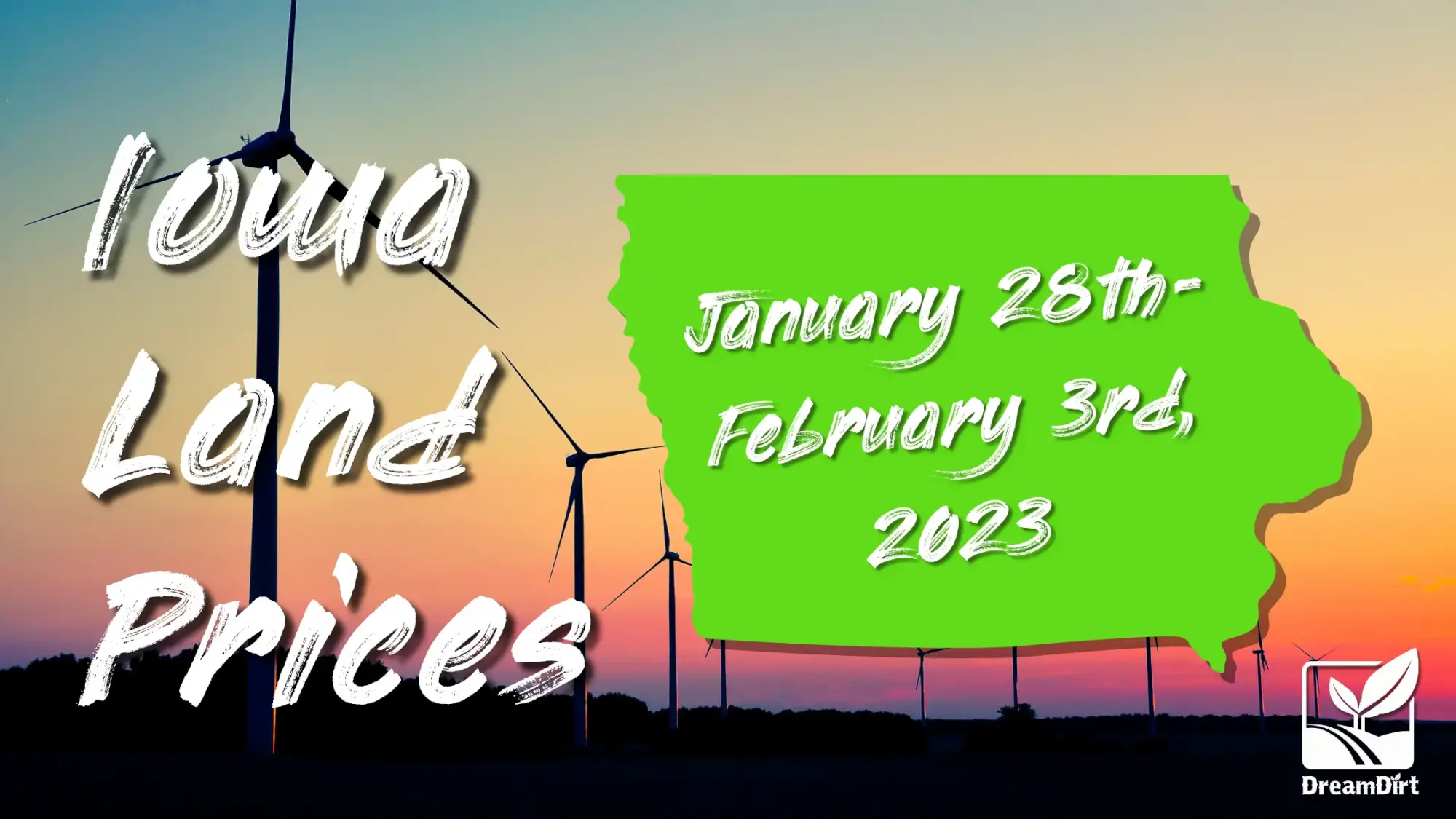 Iowa land prices Ja28 - feb 3rd