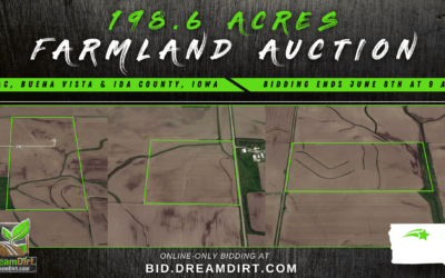 198.6 Acres of Farmland in Sac, Buena Vista & Ida County, IA
