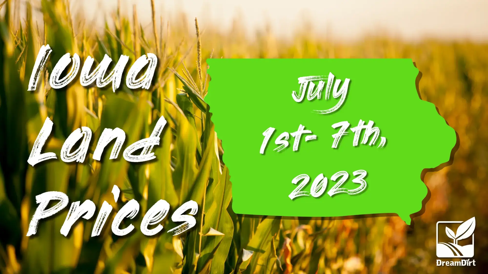 Iowa land prices recent sales July 1-7th, 2023 Osceola, Calhoun, Cerro Gordo County