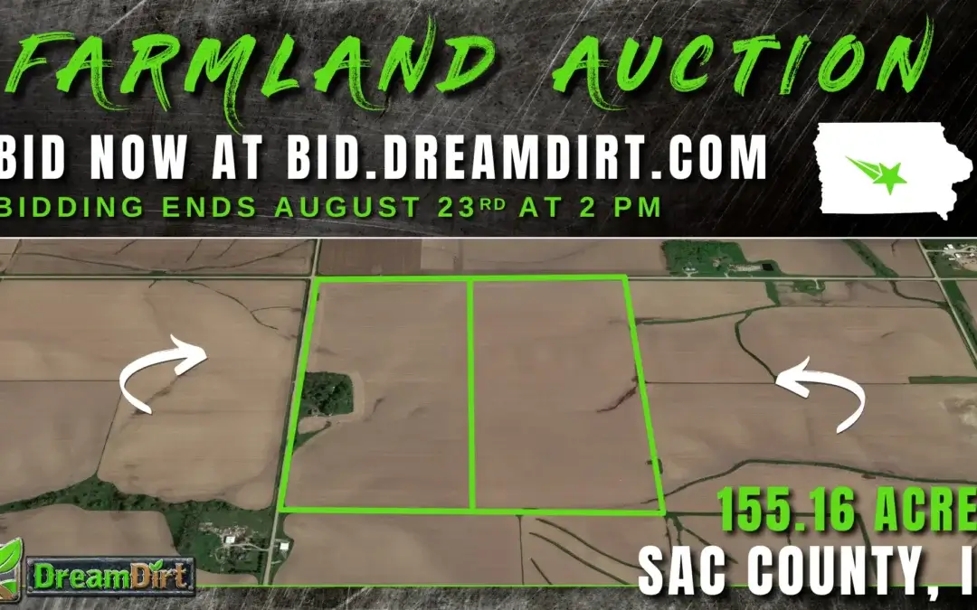 155.16-Acre Farmland For Sale in Sac County, IA
