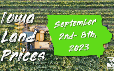 Iowa Farmland Price Report September 2nd – 8th, 2023