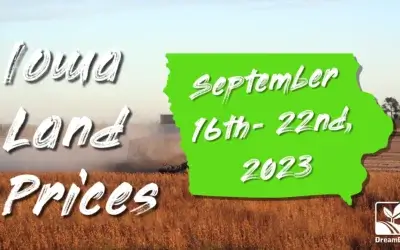 Iowa Farmland Price Report September 16th – 22nd, 2023