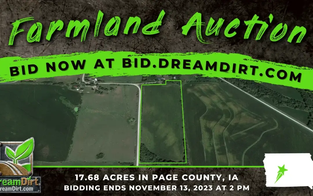17.68 Acres of Farmland For Sale in Page County, Iowa