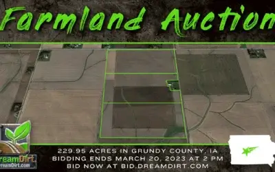Farmland For Sale in Grundy County, Iowa | 229.95 Acres